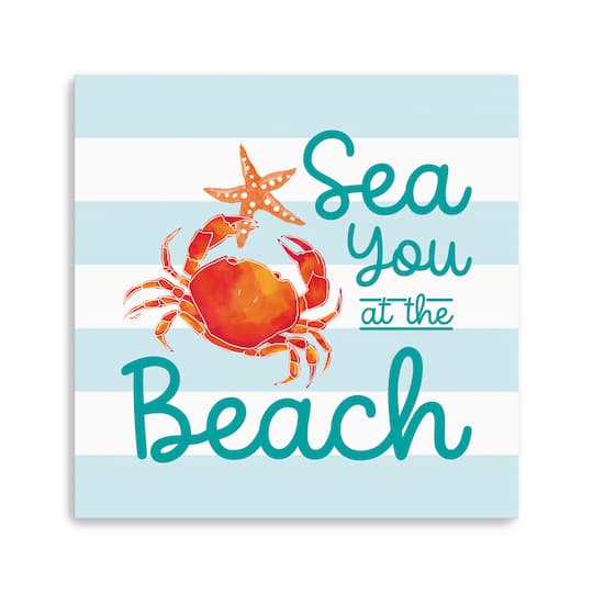 Coral Aqua IV Canvas Giclee